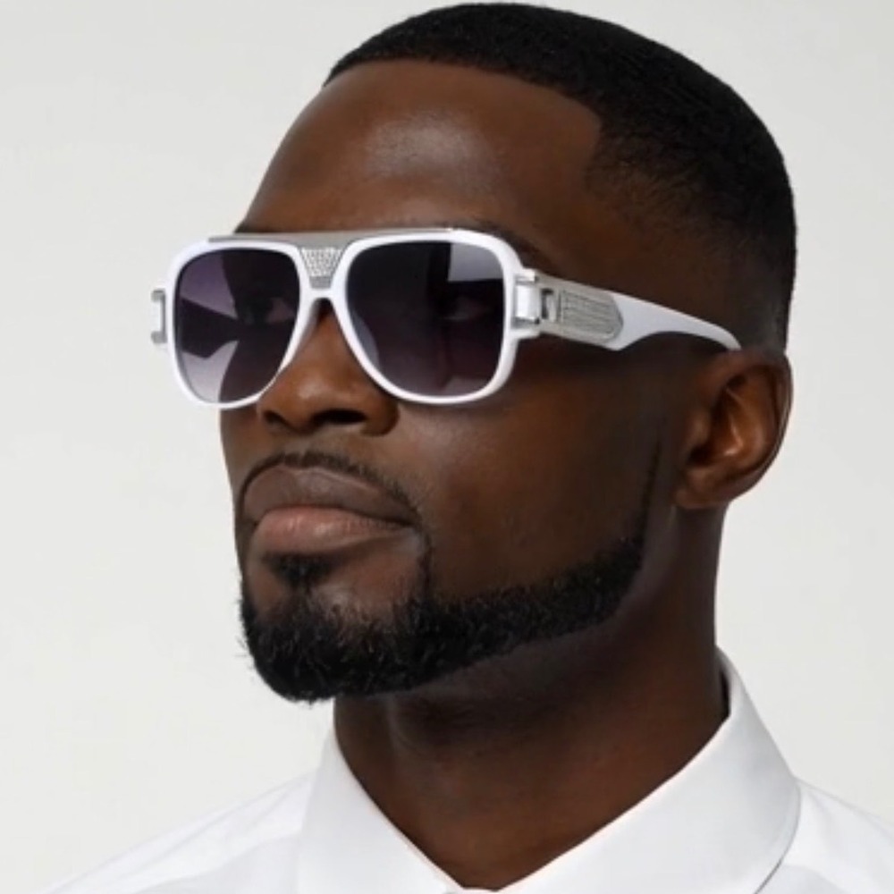 SUNGLASSES ELEGANT‎ RETRO HIP HOP STYLE RAPPER NEW MALE FLAT LENS RETRO CLASSIC